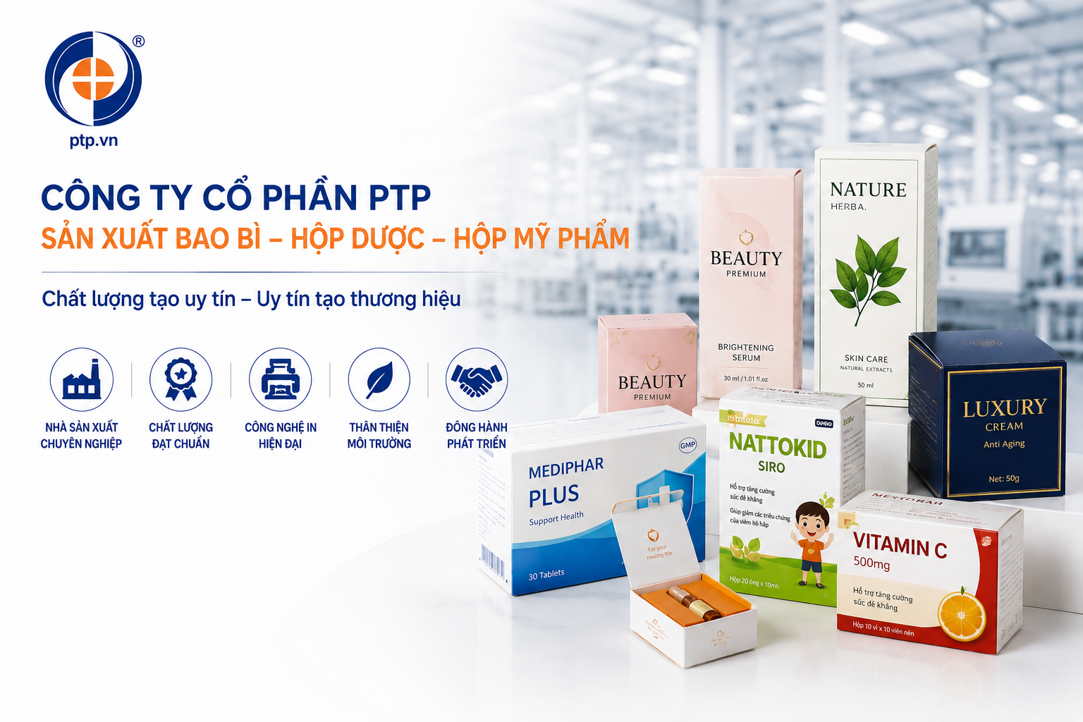Bao bì Hộp dược Hộp mỹ phẩm